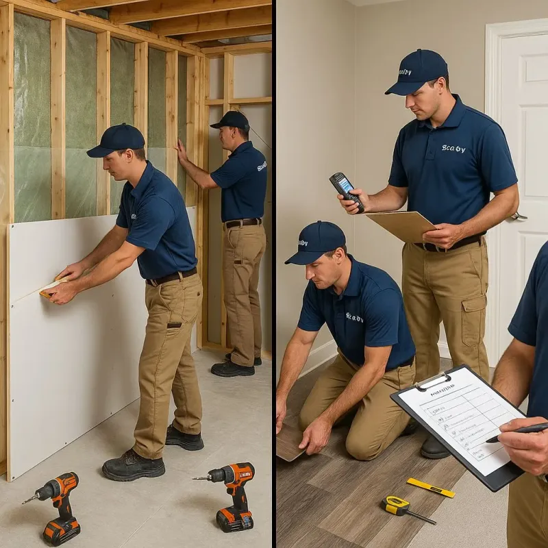 Repairs and Reconstruction process in Mansfield Center, MA